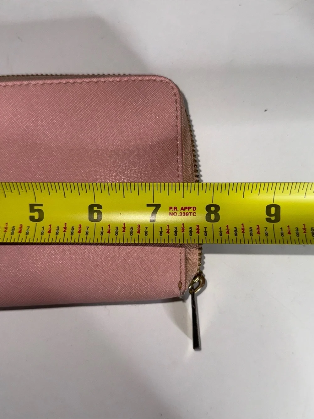 Tory Burch Blush Zip-Around Logo Wallet
